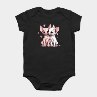 Cute Sphynx Cat Baby Bodysuit